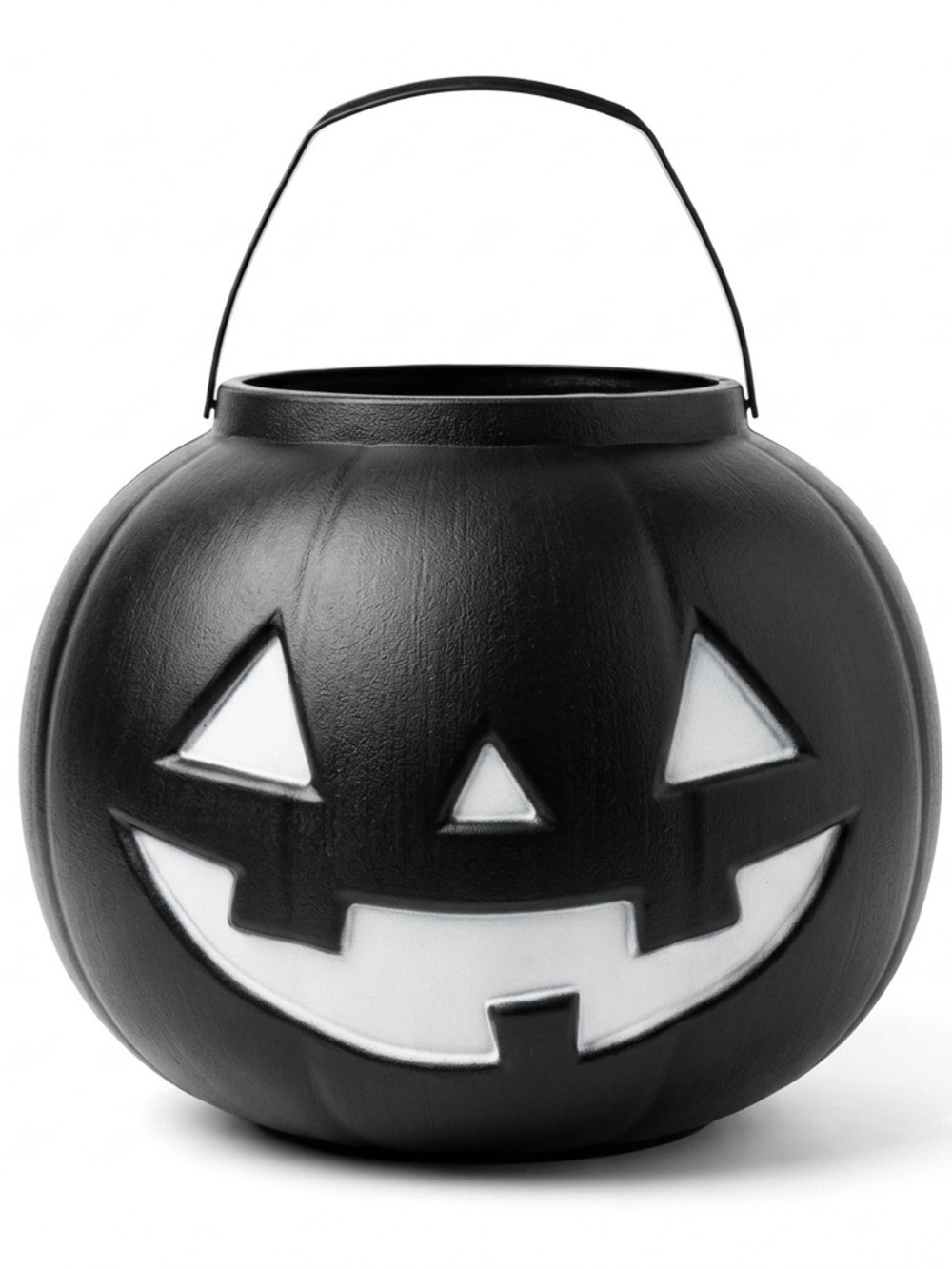 🌟2x Host Pick🌟Large Black Vintage Jack-O-Lantern Pumpkin Pail